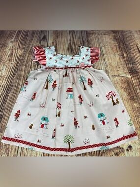 Daffodil Fields Designs Little Red Riding Hood Shabby Top